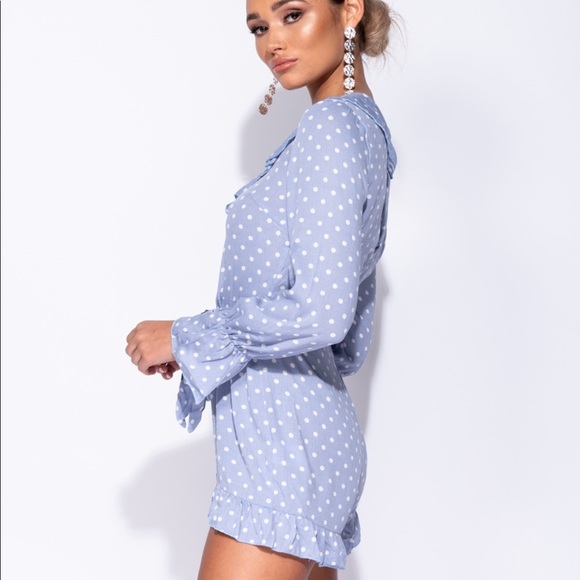 Dots & Ruffles Romper - Picture 5 of 8